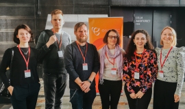 Lietuvos kultūros tarybos komanda kongrese Helsinkyje