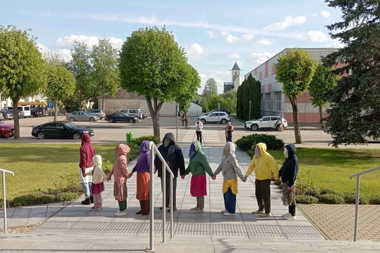 Šiuolaikinio šokio festivalio „Nauja teritorija“ Ignalinoje fragmentas / Tomo Grikinio nuotr.